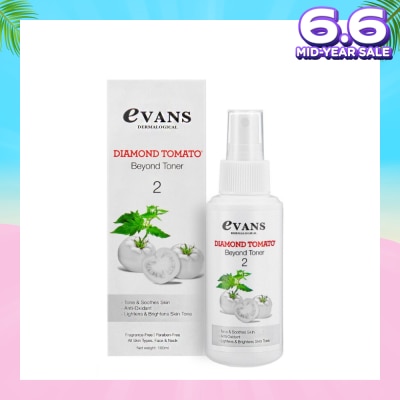 EVANS Diamond Tomato Beyond Toner Anti-Oxidant Fragrance Free (Suitable for All Skin Types) 100ml