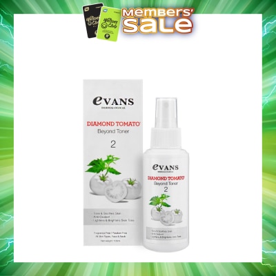 EVANS - Diamond Tomato Beyond Toner Anti-Oxidant Fragrance Free (Suitable for All Skin Types) 100ml