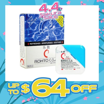 ROHTO EYE DROPS - C Cube Eye Drops (Sterile + Contact Lens Friendly + Clear Care Comfort) 8ml
