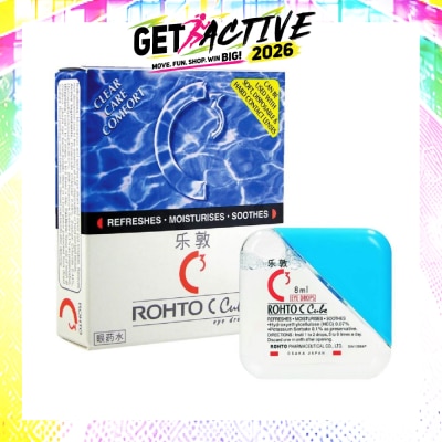 ROHTO EYE DROPS - C Cube Eye Drops (Sterile + Contact Lens Friendly + Clear Care Comfort) 8ml image