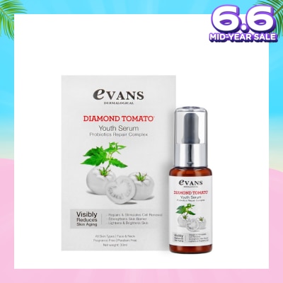 EVANS Diamond Tomato Youth Serum Anti-Aging Probiotics Repair Complex (Suitable for All Skin Types) 30ml