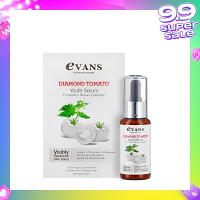 EVANS Diamond Tomato Youth Serum Anti-Aging Probiotics Repair Complex (Suitable for All Skin Types) 30ml