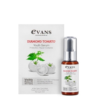 EVANS Diamond Tomato Youth Serum Anti-Aging Probiotics Repair Complex (Suitable for All Skin Types) 30ml