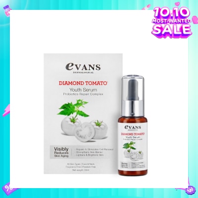 EVANS Diamond Tomato Youth Serum Anti-Aging Probiotics Repair Complex (Suitable for All Skin Types) 30ml