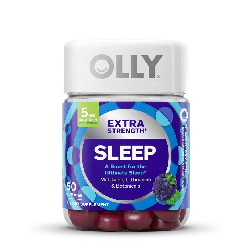 Extra Strength Sleep Chewable Gummy Supplements (For Healthy Sleep Cycle) 25 Day Supply 50s