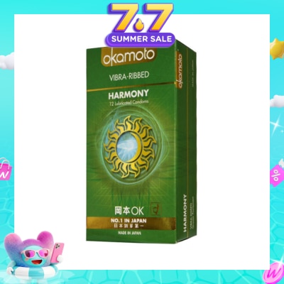 OKAMOTO® - Harmony Vibra Ribbed 12s