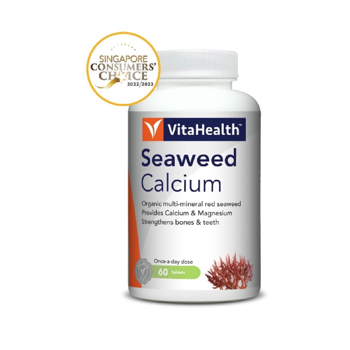 Organic Seaweed Calcium 1000 60 Tablets