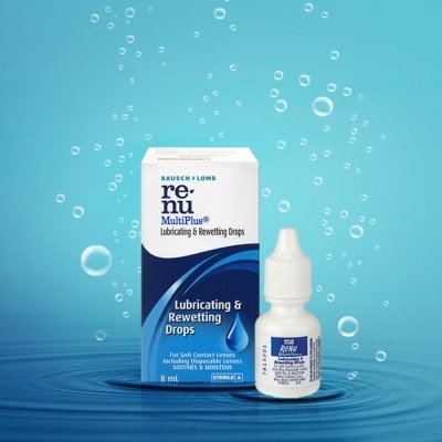 BAUSCH + LOMB Renu Multi Plus Lubricating and Rewetting Drops 8ml