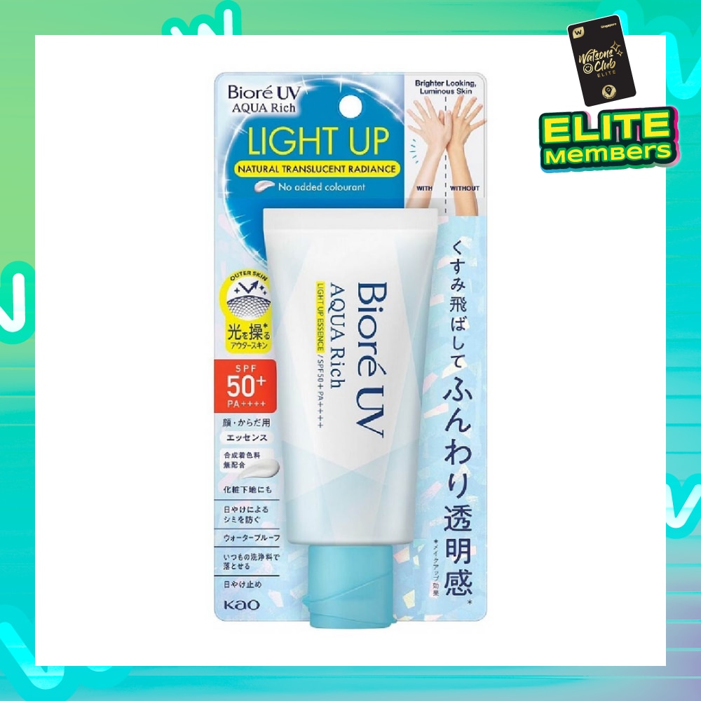UV Aqua Rich Light Up Essence SPF50+ PA++++ Sunscreen (For Face & Body + Natural Transluscent Radiance) 70g