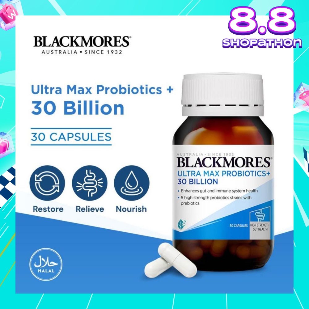 Ultra Max Probiotics+ 30 Billion Capsule 30s