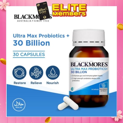 BLACKMORES [CNY] Ultra Max Probiotics+ 30 Billion Capsule 30s