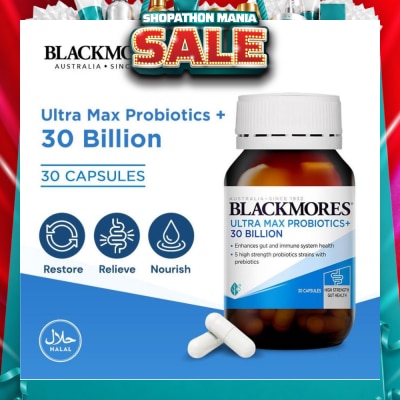 BLACKMORES - Ultra Max Probiotics+ 30 Billion Capsule 30s
