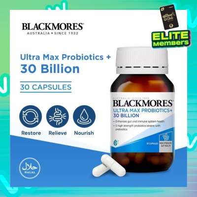 BLACKMORES Ultra Max Probiotics+ 30 Billion Capsule 30s