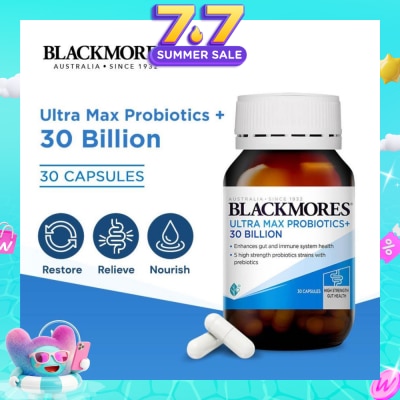 BLACKMORES - Ultra Max Probiotics+ 30 Billion Capsule 30s