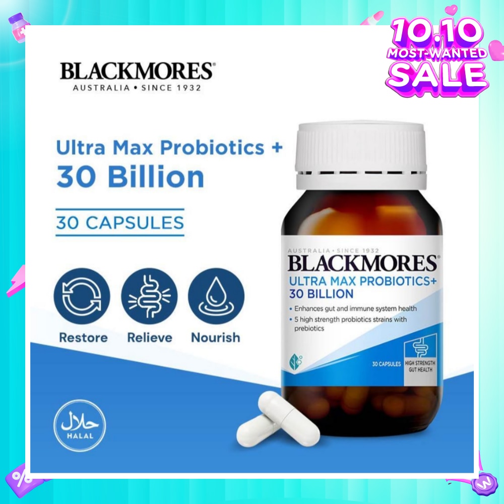 Ultra Max Probiotics+ 30 Billion Capsule 30s
