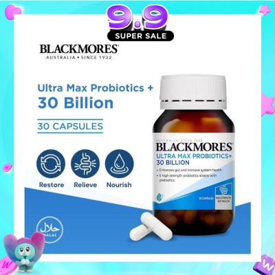 BLACKMORES - Ultra Max Probiotics+ 30 Billion Capsule 30s image