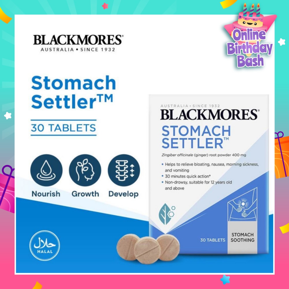 Stomach Settler (Non-Drowsy) Tablets 30s<BR>