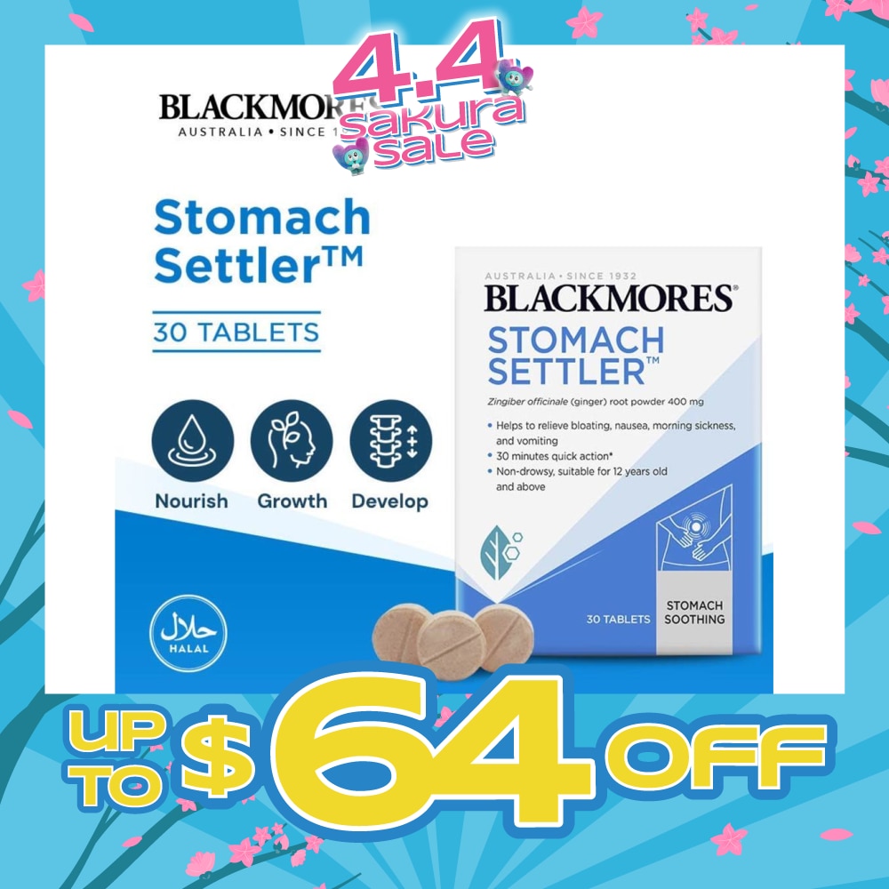 Stomach Settler (Non-Drowsy) Tablets 30s<BR>