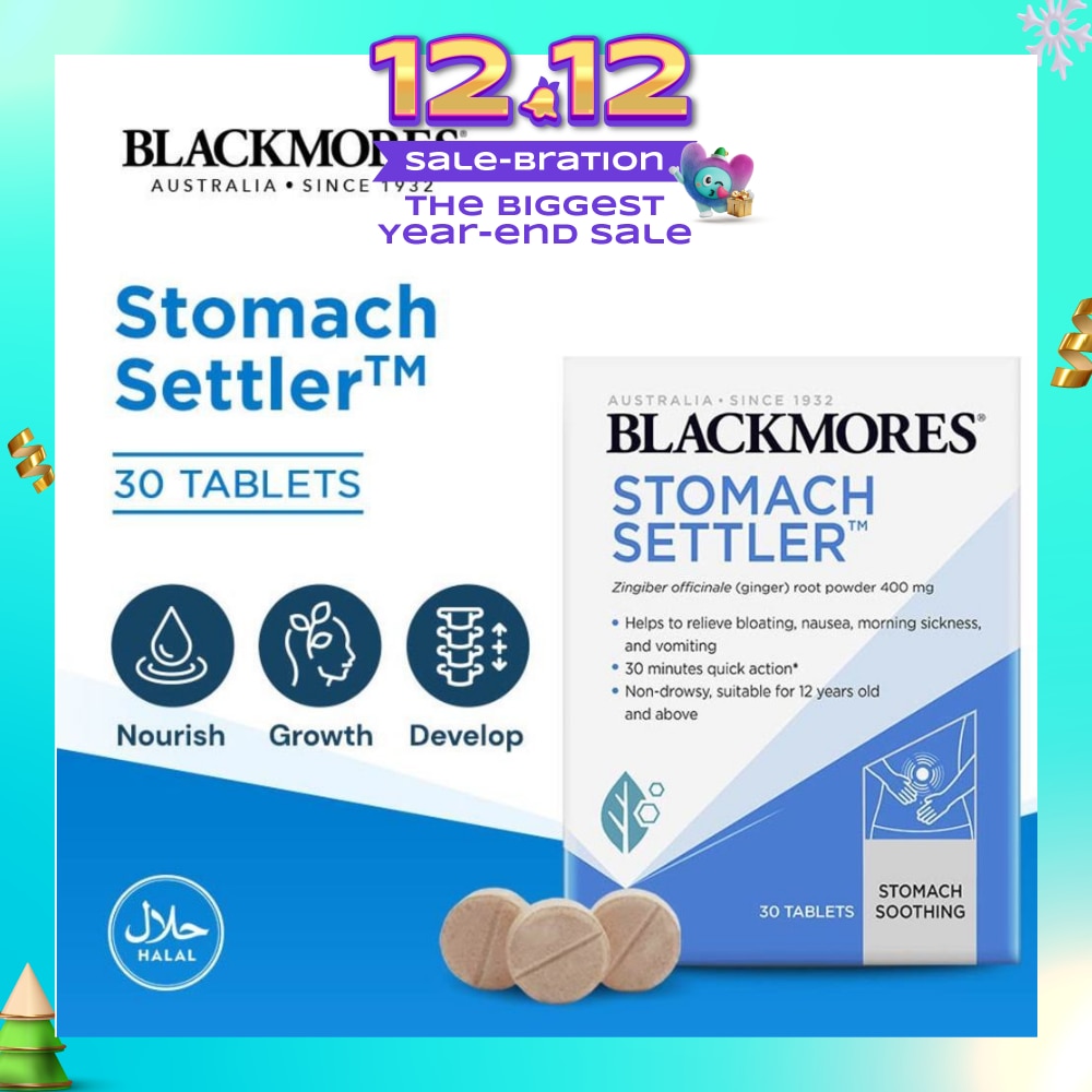 Stomach Settler (Non-Drowsy) Tablets 30s<BR>