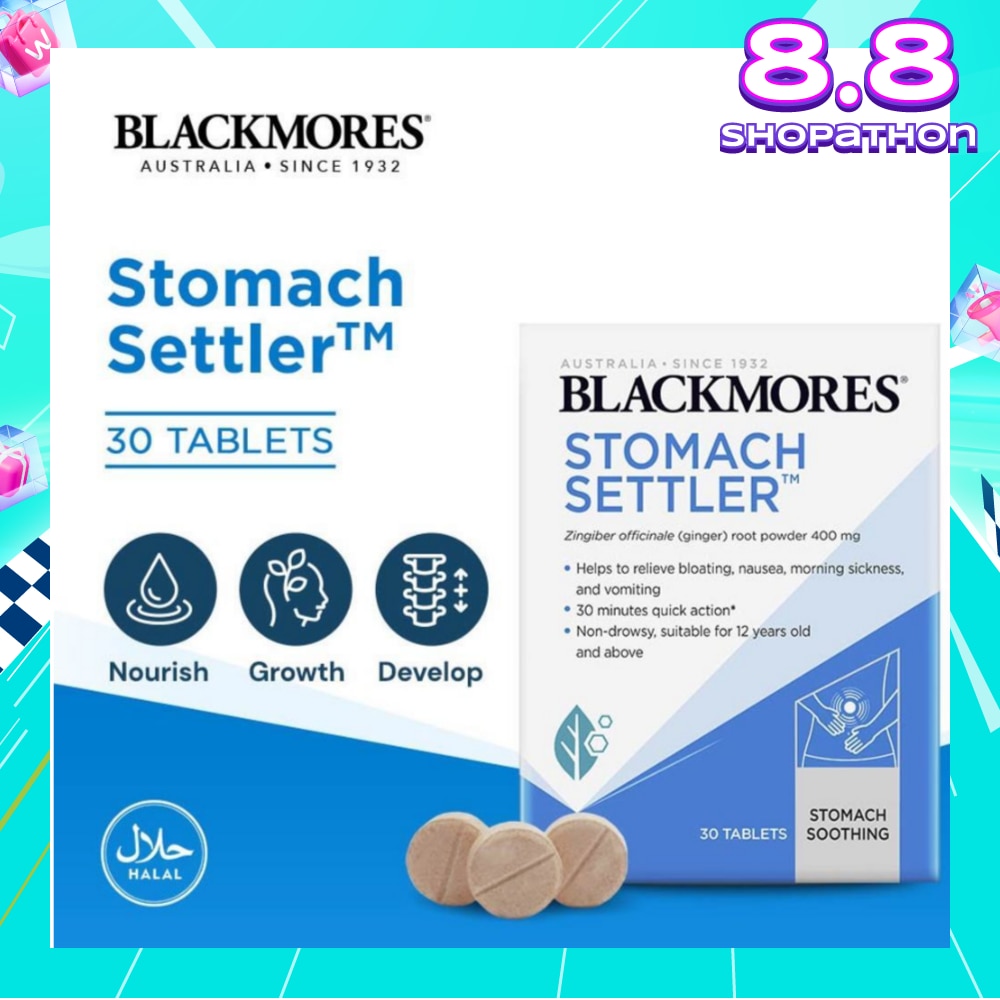Stomach Settler (Non-Drowsy) Tablets 30s<BR>