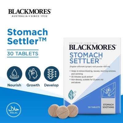 BLACKMORES Blackmores Stomach Settler (Non-Drowsy) Tablets 30s