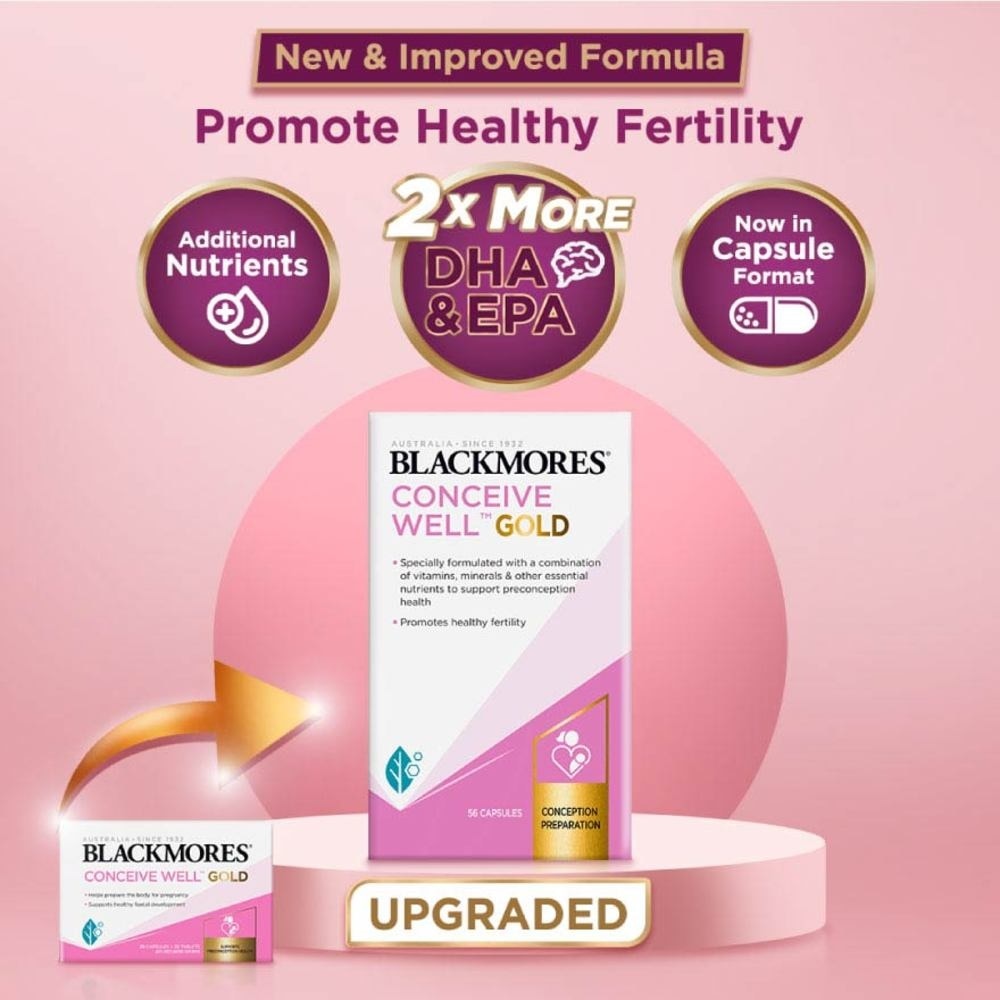 Blackmores Conceive Well Gold Capsules 56s