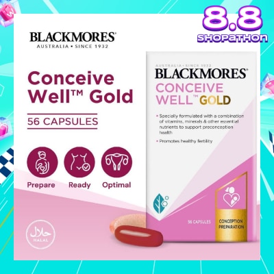 BLACKMORES Conceive Well Gold Capsules 56s