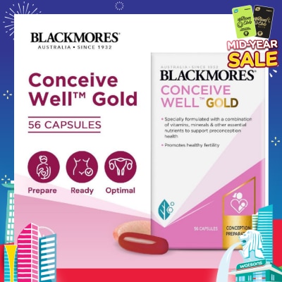 BLACKMORES Conceive Well Gold Capsules 56s