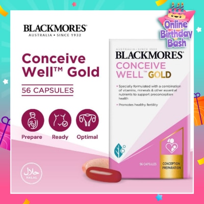BLACKMORES Conceive Well Gold Capsules 56s