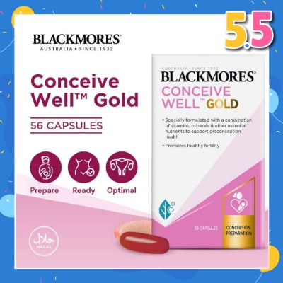 BLACKMORES Conceive Well Gold Capsules 56s