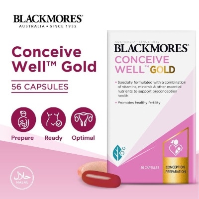 BLACKMORES Blackmores Conceive Well Gold Capsules 56s