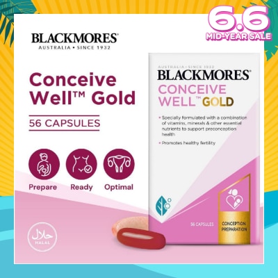 BLACKMORES Conceive Well Gold Capsules 56s
