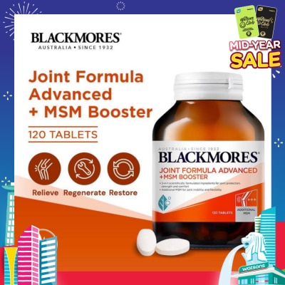 BLACKMORES Joint Formula Advanced + MSM Booster Tablets 120s