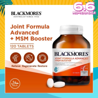 BLACKMORES Joint Formula Advanced + MSM Booster Tablets 120s
