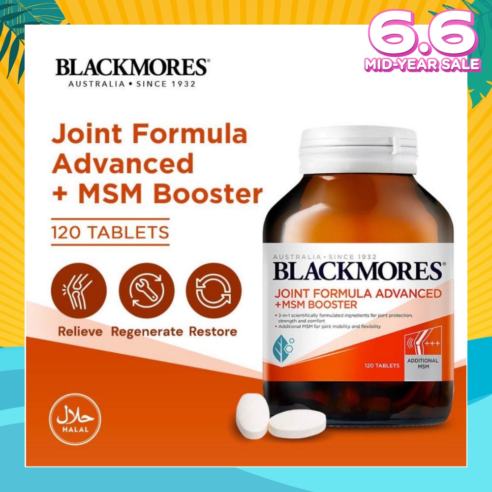 Joint Formula Advanced + MSM Booster Tablets 120s