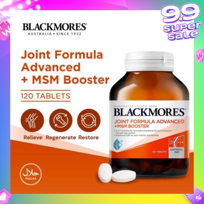 BLACKMORES Joint Formula Advanced + MSM Booster Tablets 120s