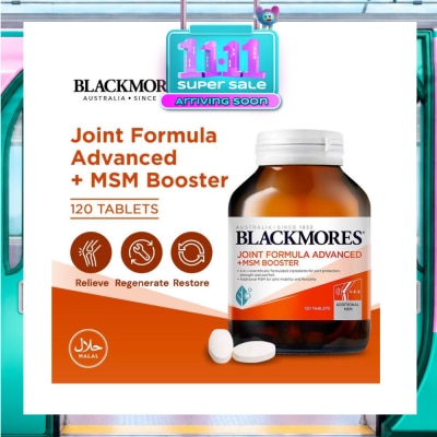BLACKMORES Joint Formula Advanced + MSM Booster Tablets 120s image
