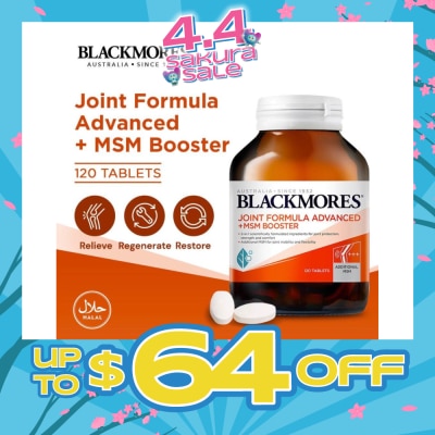 BLACKMORES - Joint Formula Advanced + MSM Booster Tablets 120s (Expiry: Sep`2026)