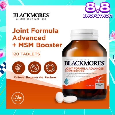 BLACKMORES Joint Formula Advanced + MSM Booster Tablets 120s