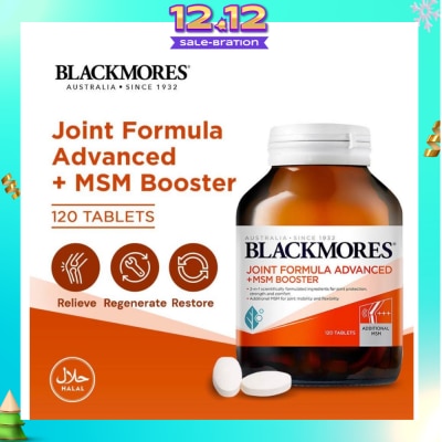 BLACKMORES Joint Formula Advanced + MSM Booster Tablets 120s (Expiry: Sep`2026)
