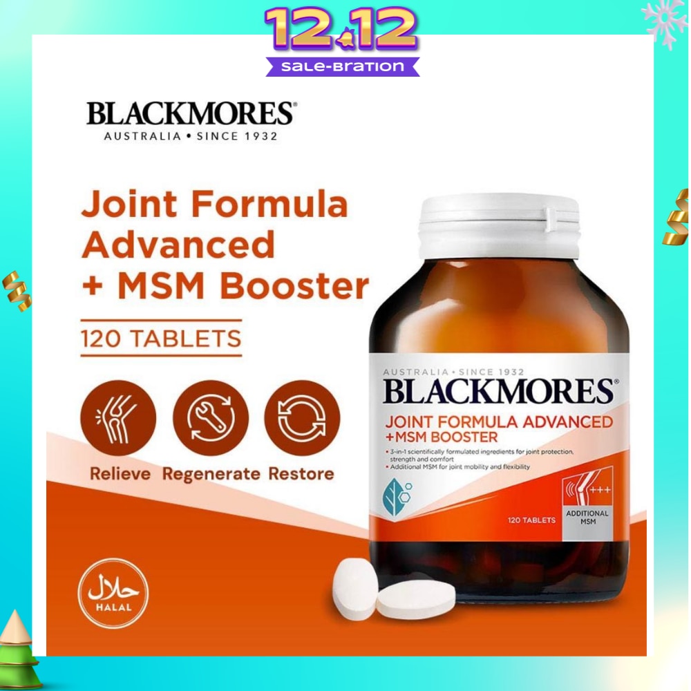 Joint Formula Advanced + MSM Booster Tablets 120s (Expiry: Sep`2026)