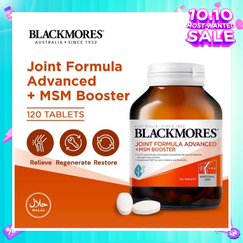 Joint Formula Advanced + MSM Booster Tablets 120s