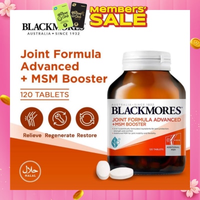 BLACKMORES Joint Formula Advanced + MSM Booster Tablets 120s (Expiry: Sep`2026)
