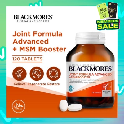 BLACKMORES Joint Formula Advanced + MSM Booster Tablets 120s