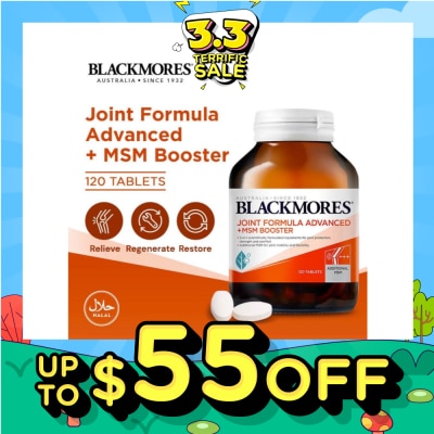 BLACKMORES Joint Formula Advanced + MSM Booster Tablets 120s (Expiry: Sep`2026)