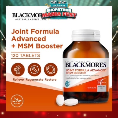 BLACKMORES - Joint Formula Advanced + MSM Booster Tablets 120s