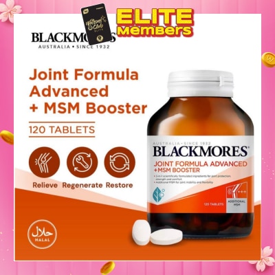BLACKMORES Joint Formula Advanced + MSM Booster Tablets 120s (Expiry: Sep`2026)
