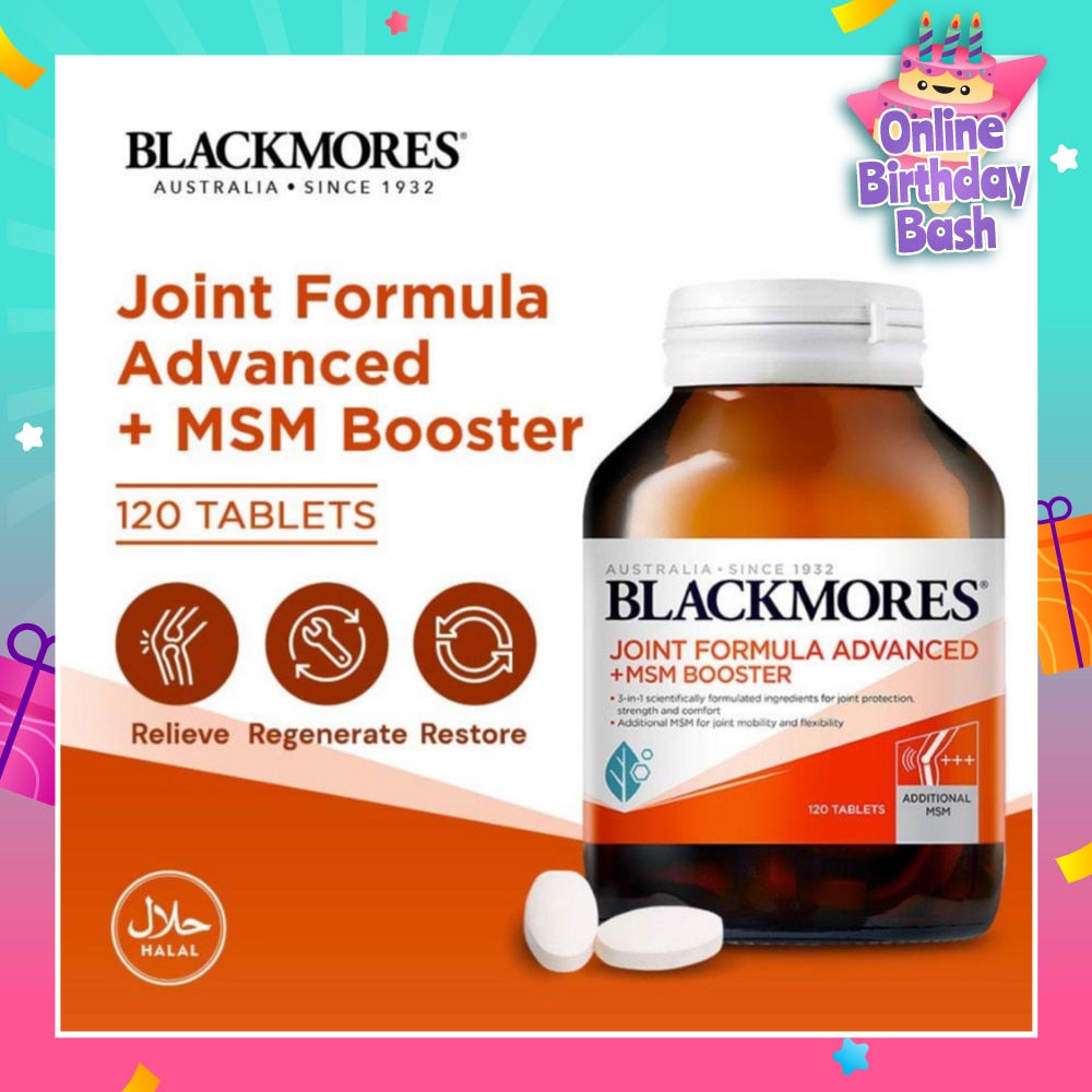 Joint Formula Advanced + MSM Booster Tablets 120s