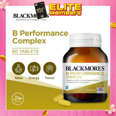 BLACKMORES B Performance Complex Tablets 60s (Expiry: Sep`2026)