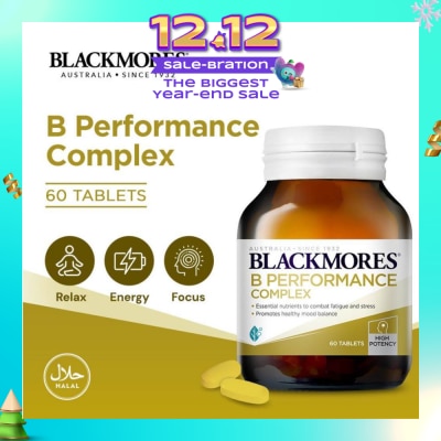 BLACKMORES B Performance Complex Tablets 60s (Expiry: Sep`2026)